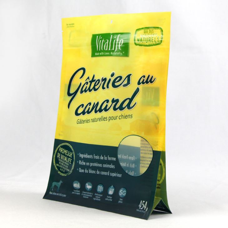 Pas hrana vreća s prozorom