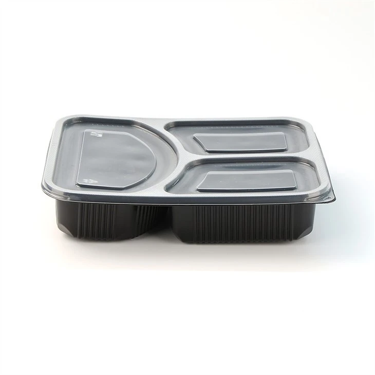Bento Box Kontejner za poneti, pladnjevi plastični sa poklopcem za hranu, plastični pladanj prozirni