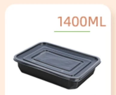 Posude za hranu To Go za jednokratnu upotrebu 1 pretinac