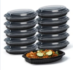 Posuda za hranu ovalna za ponijeti, izdržljiva, nepropusna