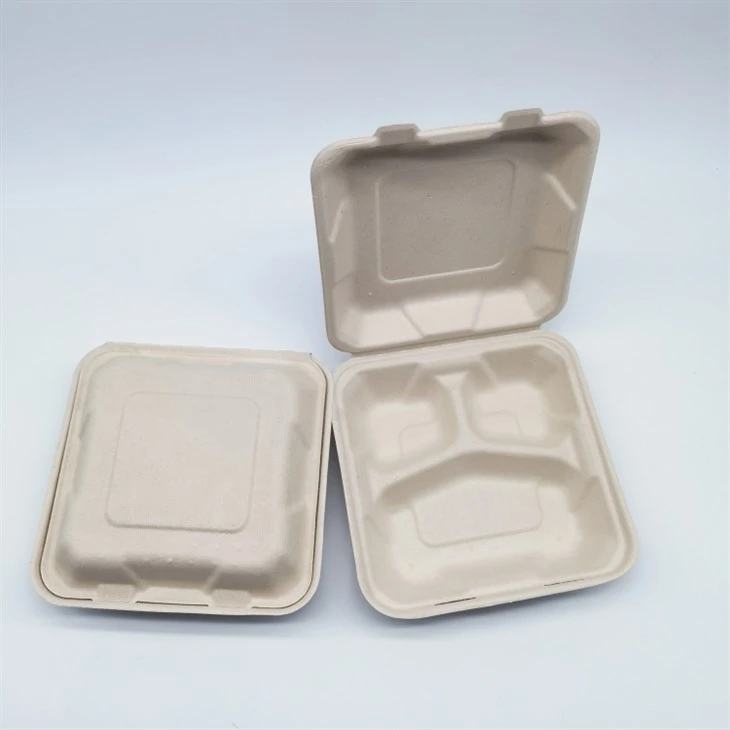 Paper Pulp Food Container Clamshell