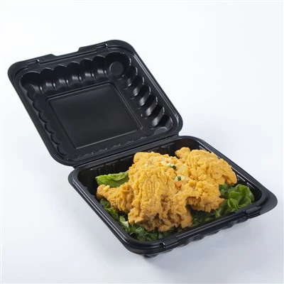 9x9" crna preklopna kutija za izvaditi Bento kutiju