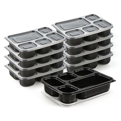 Bento Box sa 5 pregrada za jednokratnu upotrebu