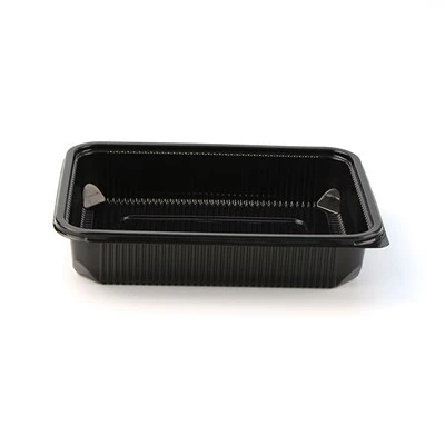 Black Meal Prep Food Box