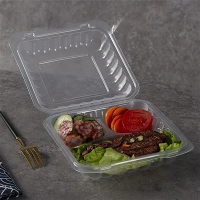 Prozirne plastične bento kutije za ručak posude za jednokratnu upotrebu