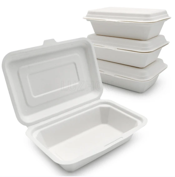 To Go kontejneri s poklopcima za jednokratnu upotrebu Bagasse