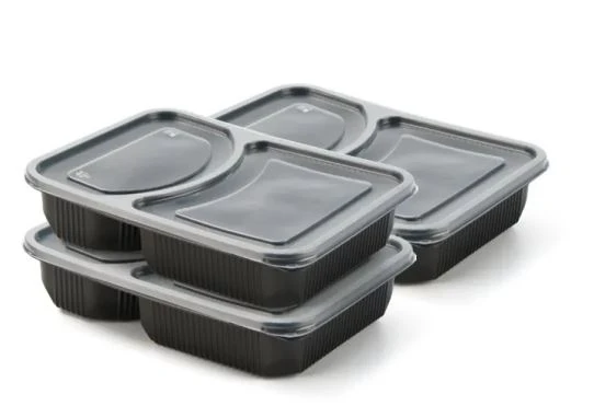 Plastični kontejner za pripremu hrane sa 2 pretinca