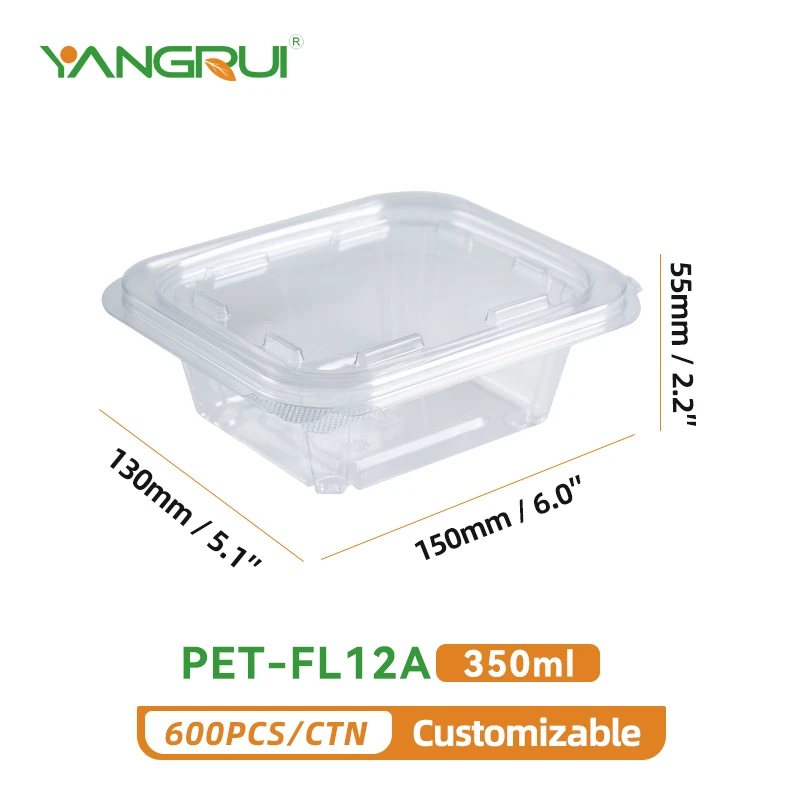 clear to-go boxes
