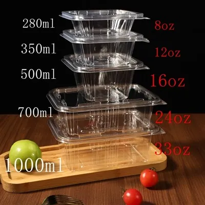 Clear To-go Boxes Clear To-go Boxes